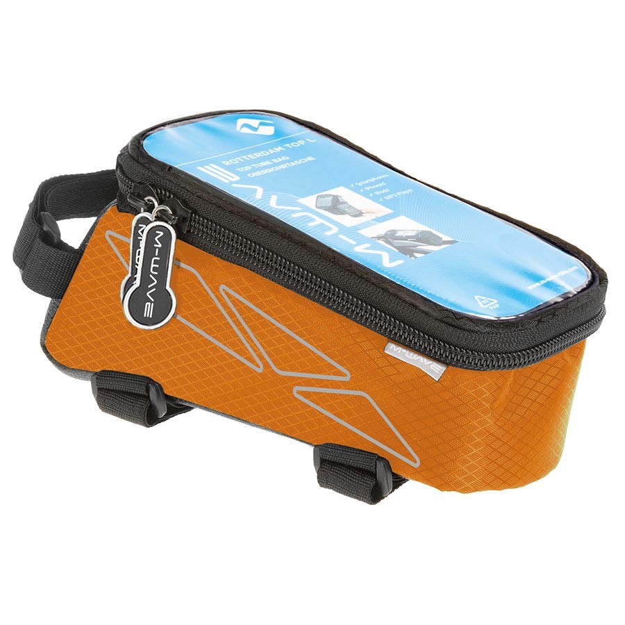 M-Wave Rotterdam Top Tube Bags, Orange