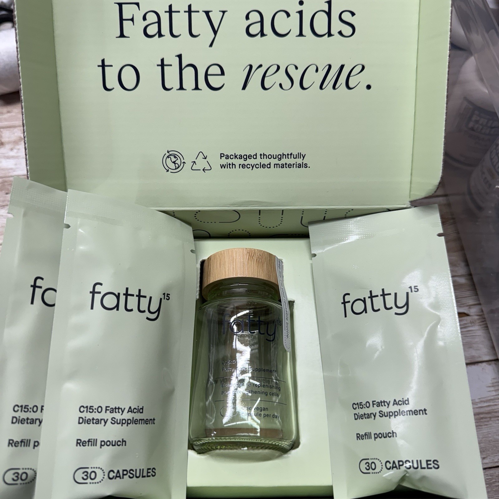 Fatty15 Pure C15:0 Pentadecanoic Acid Supplement - Gut & Liver Health - 90 CT