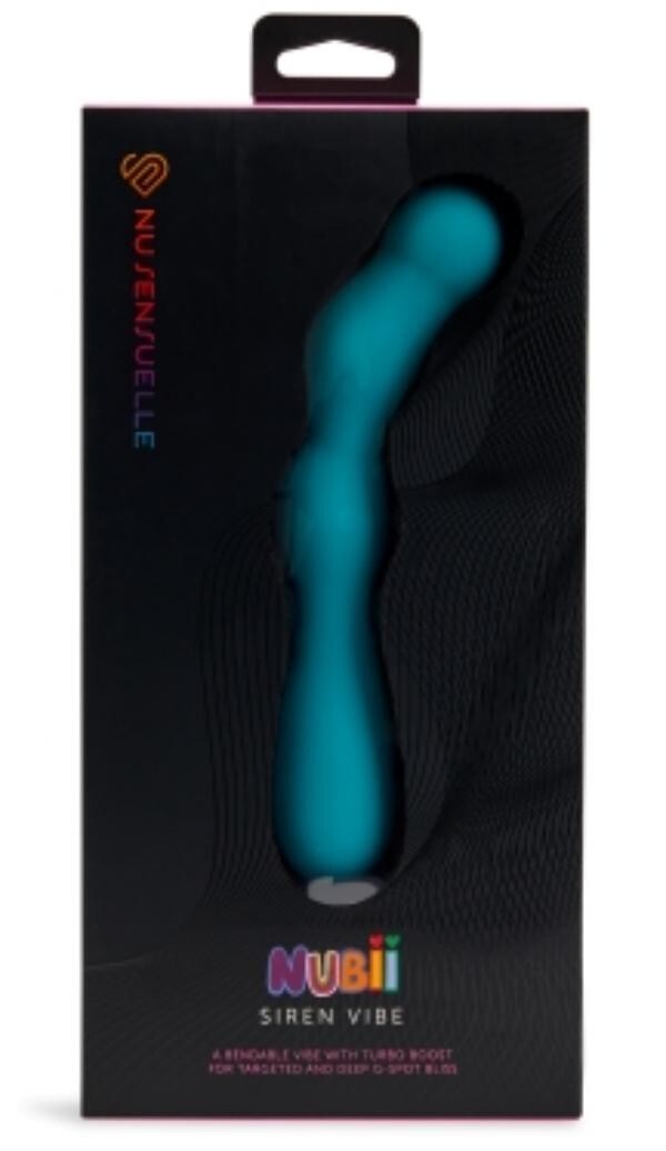 Sensuelle Ultimately Pleasurable Nubii Siren G-Spot Vibrator Blue, New