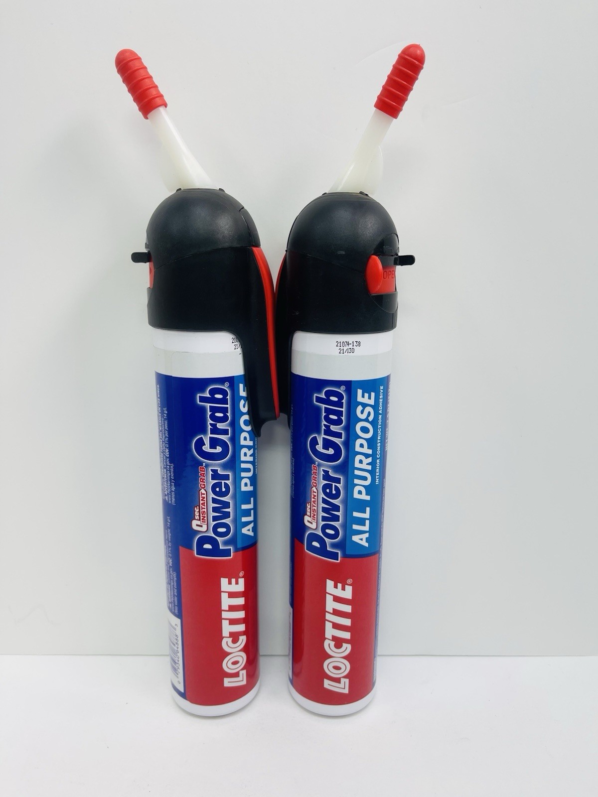Loctide Power Grab All Purpose Interior Construction Adhesive 7.5oz X 2