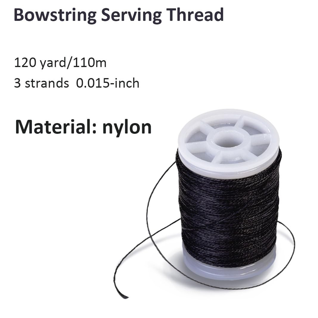 Luoyer Archery Bowstring Separator and Serving Thread Set Peep Red