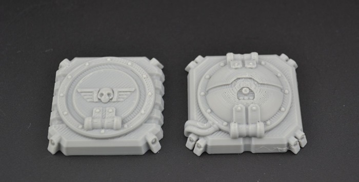 Warhammer 40K Underground Bunker Entrance Terrain Sci-Fi Hatch Set