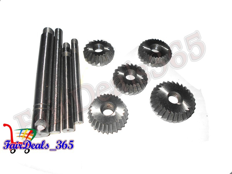 5 Pecs Valve Seat & Face Cutter Set Automotive Industrial Tool-Heavy Duty