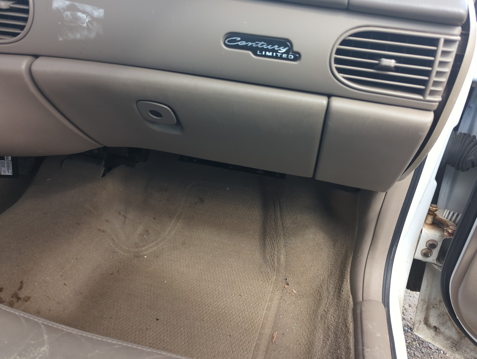 1999 Buick Century Passenger Glove Box Door Storage Compartment G6NRF