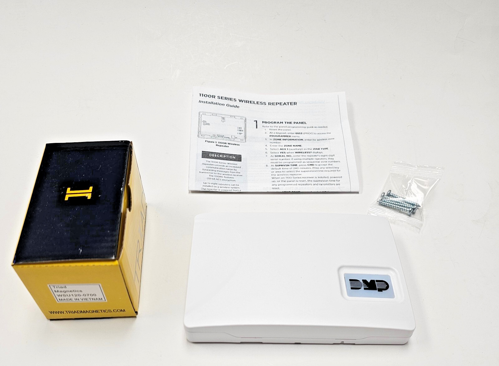 DMP 1100R-W Wireless Repeater With Transformer NEW