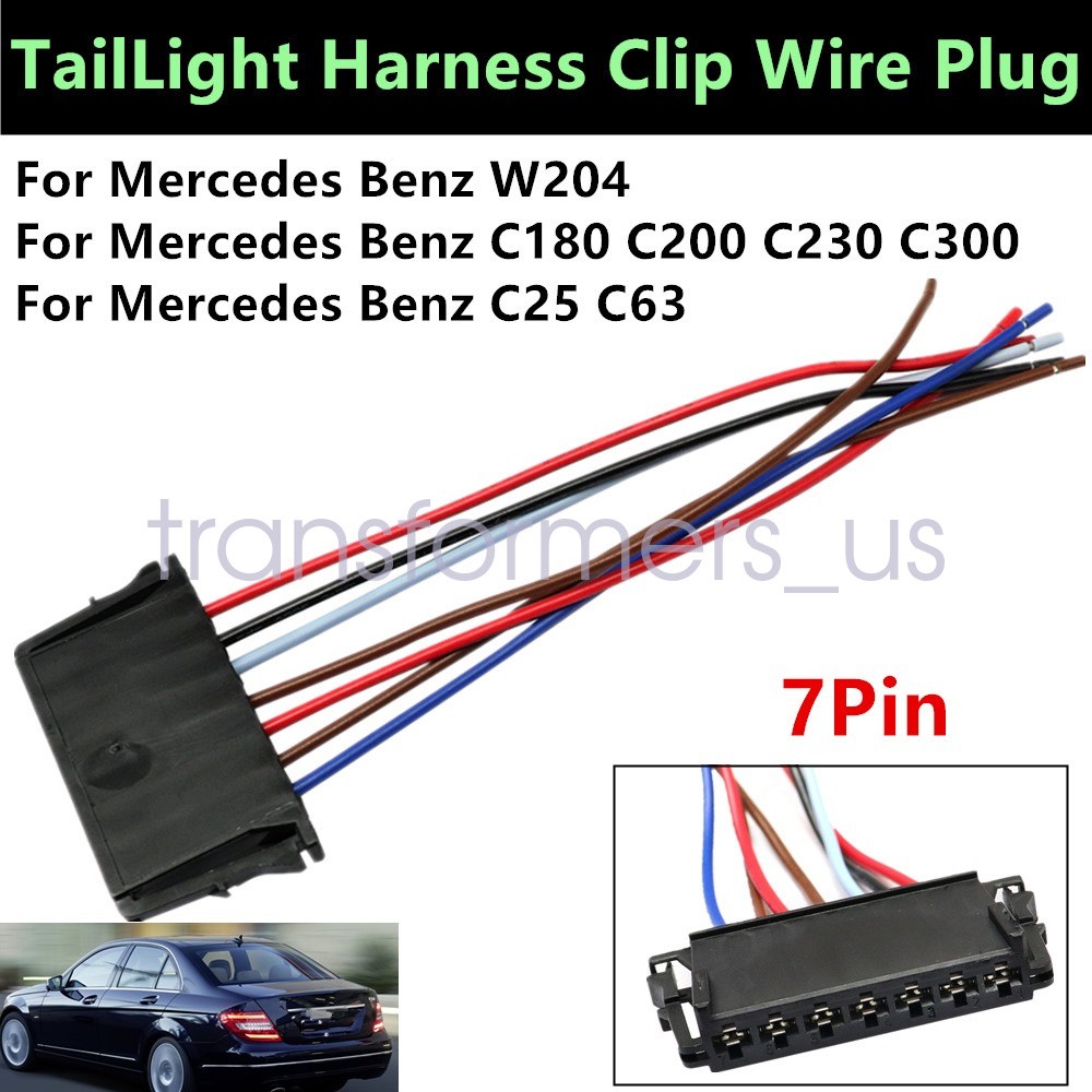 TailLight Harness Clip Wire Plug Fit FOR Mercedes W204 C300 C63 C200 A2115450328