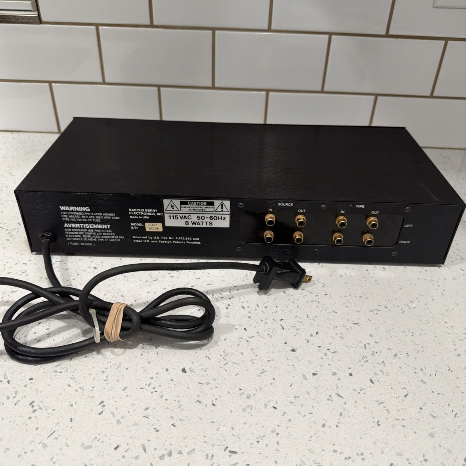 BBE BARCUS-BERRY MODEL 2002R SIGNAL PROCESSOR SONIC MAXIMIZER