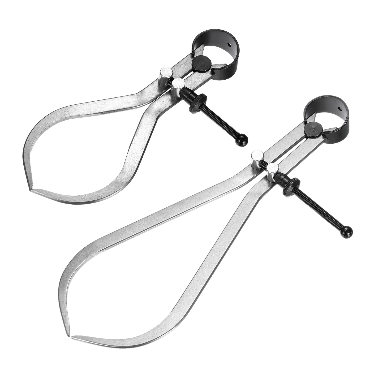 2pcs Spring Outside Caliper 6" 9" Stainless Steel Adjust Spring Caliper Bent-Leg