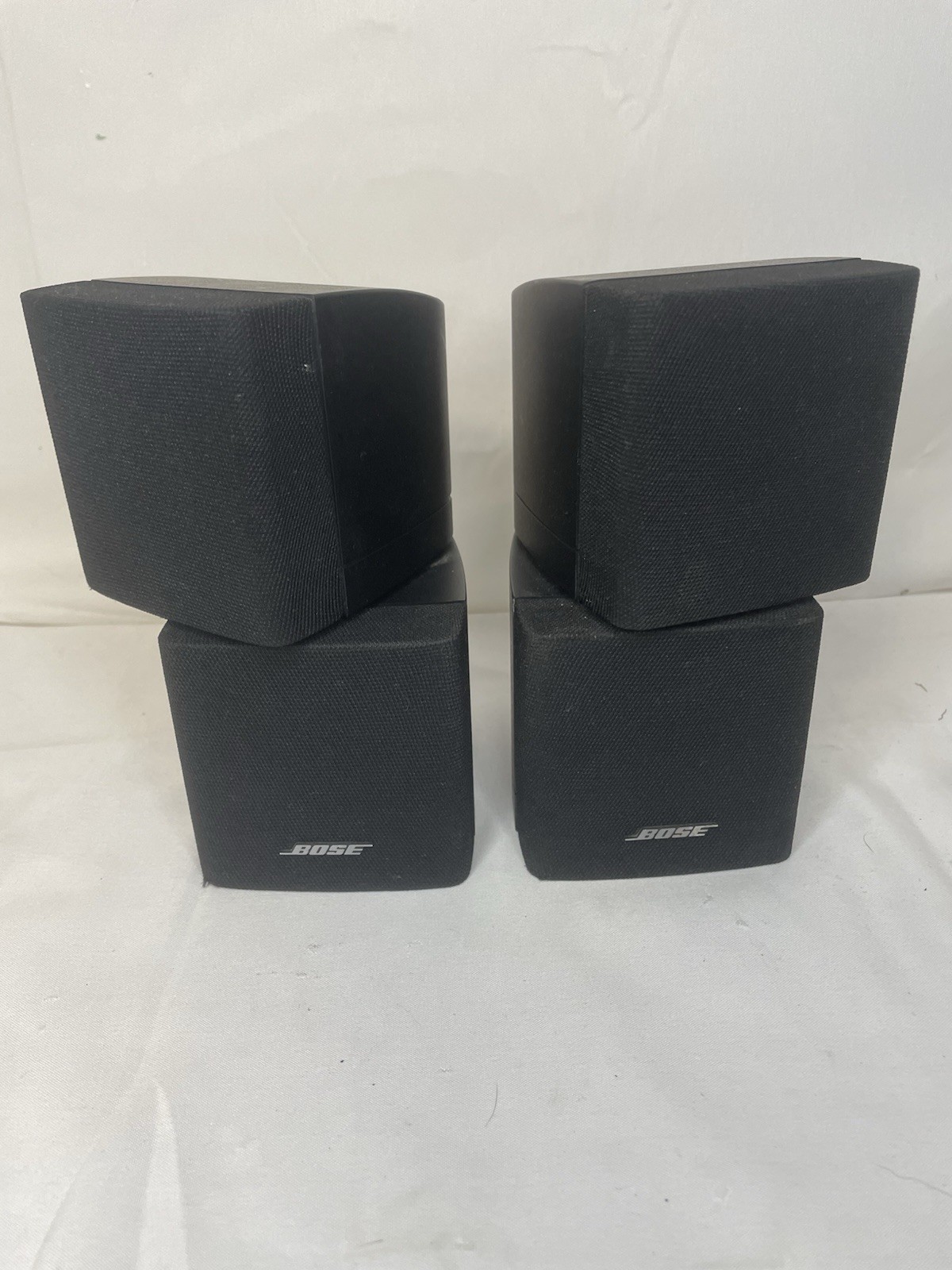 Bose Double Dual Cube Two Speakers Acoustimass Lifestyle Mountable Surround