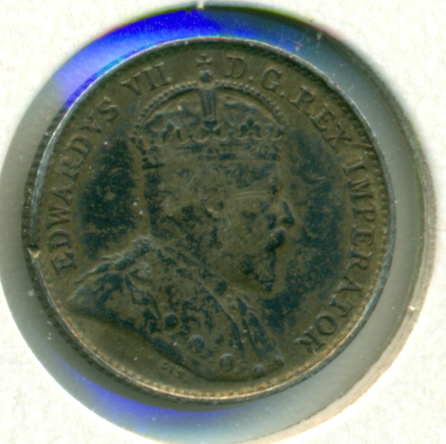 1907 CANADA FIVE CENTS, EXTRA FINE, GREAT PRICE