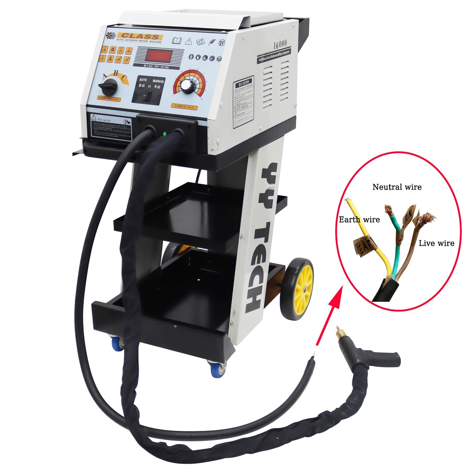 Car Dent Pulling Machine Auto Dent Puller Repair Machine Spot Welder 110V 42A