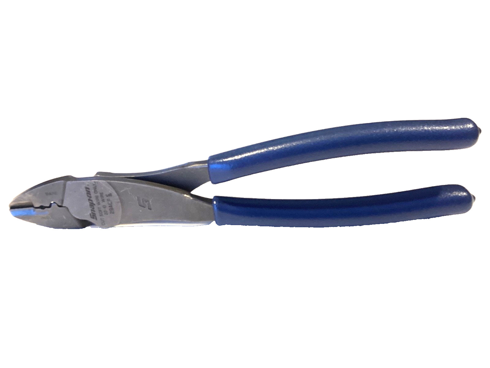 Snap On Tools Power Blue Soft Grip 9” Terminal Crimping Tool Pliers 29ACF NICE