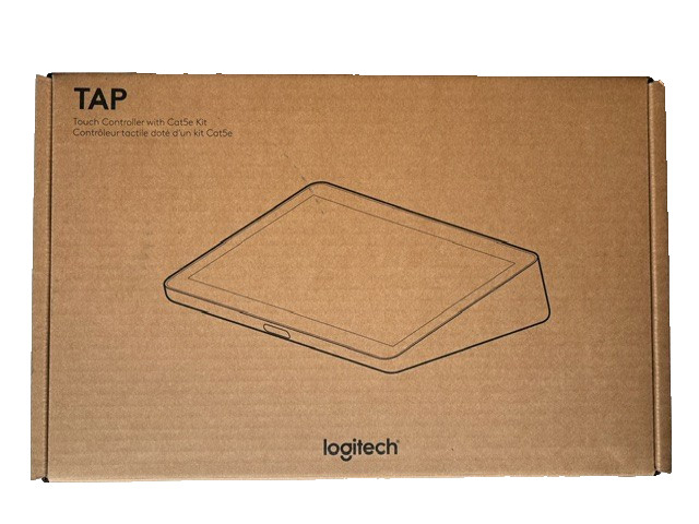 New Logitech  939-001950  TAP Touch Meeting Room Controller + Cat 5e Kit