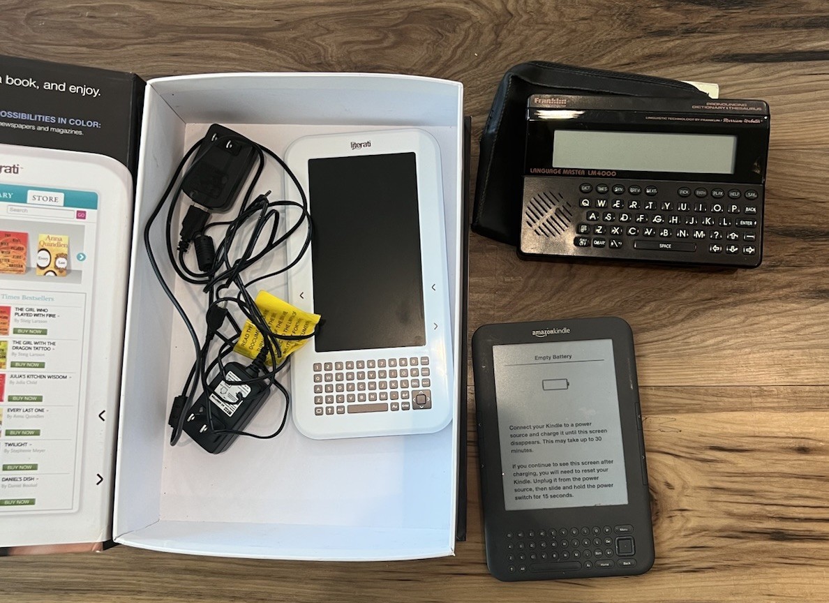 Kindle Keyboard Literati eReader Franklin LM4000 Parts Repair Lot