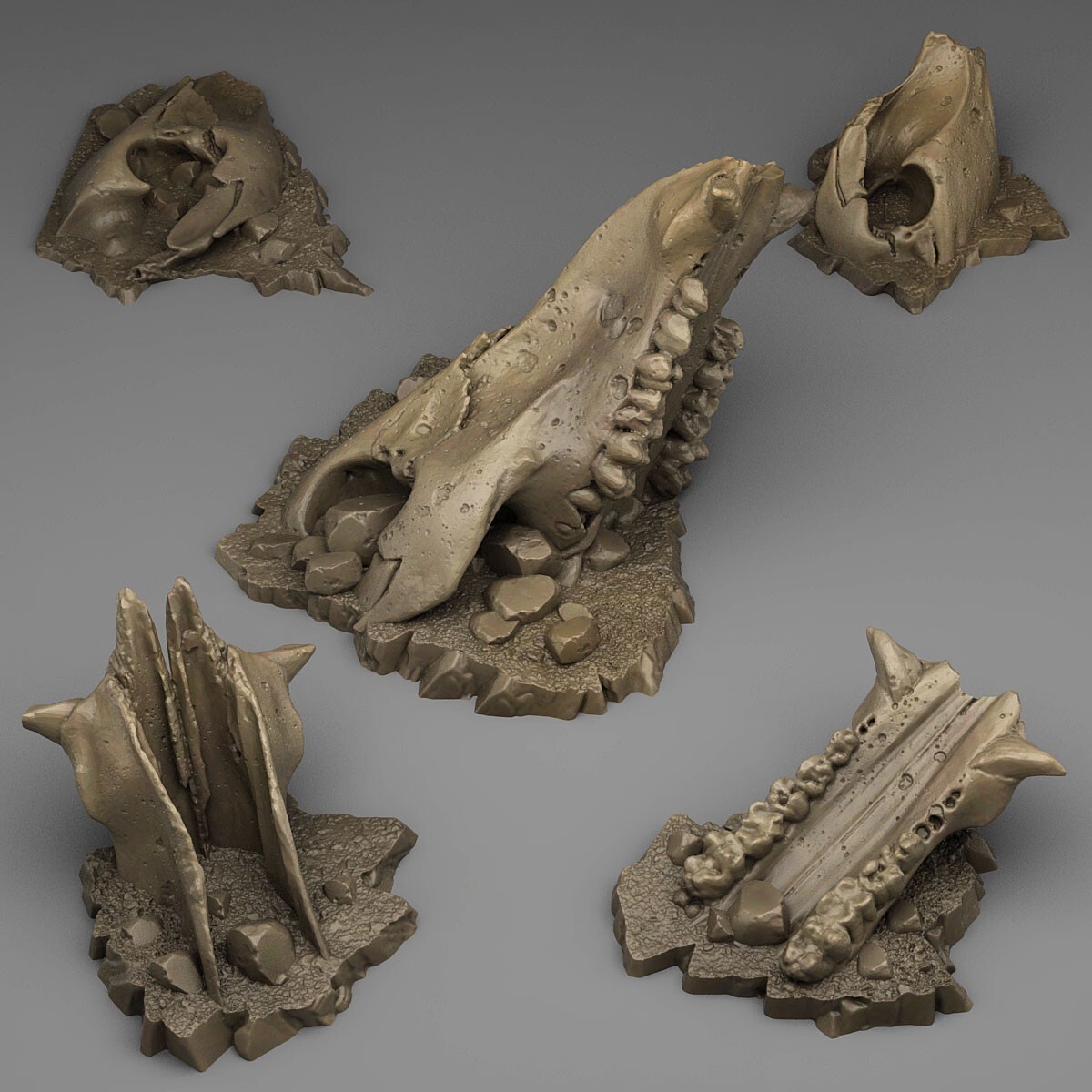 Old Creature Bones  Legion Terrain Scenery Tabletop Miniatures 28mm Wargames