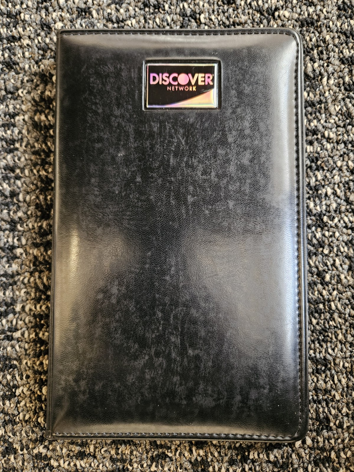 Discover Network Check Credit Card Server Book With Pen, Storage Restaurant
