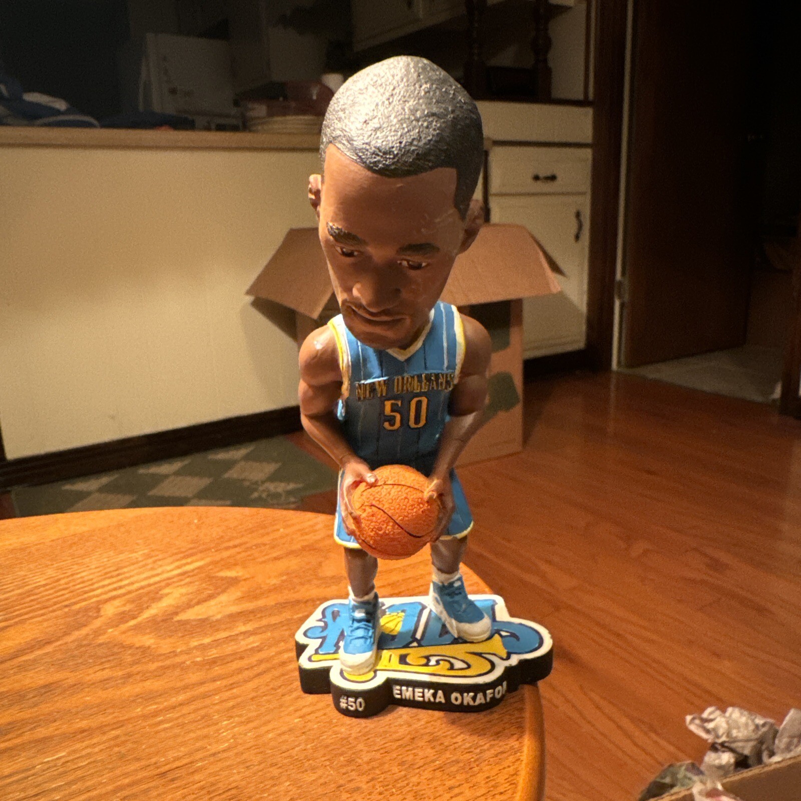 EMEKA OKAFOR New Orleans Hornets Bobble Head Pelicans Rare