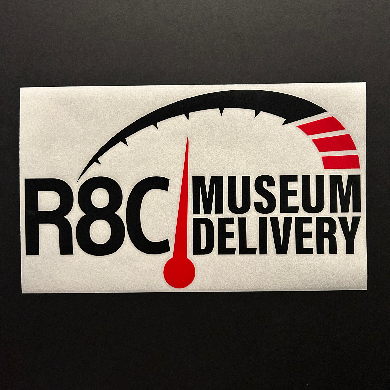 R8C MUSEUM DELIVERY Vinyl Decal Sticker - Corvette C8 Z51 Z06 ERay Zora C8R C8.R
