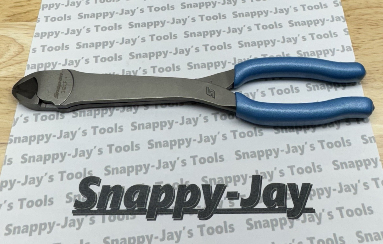 Snap-on Tools USA NEW PEARL BLUE 11" VectorEdge Heavy-Duty Diagonal Cutter 312CF