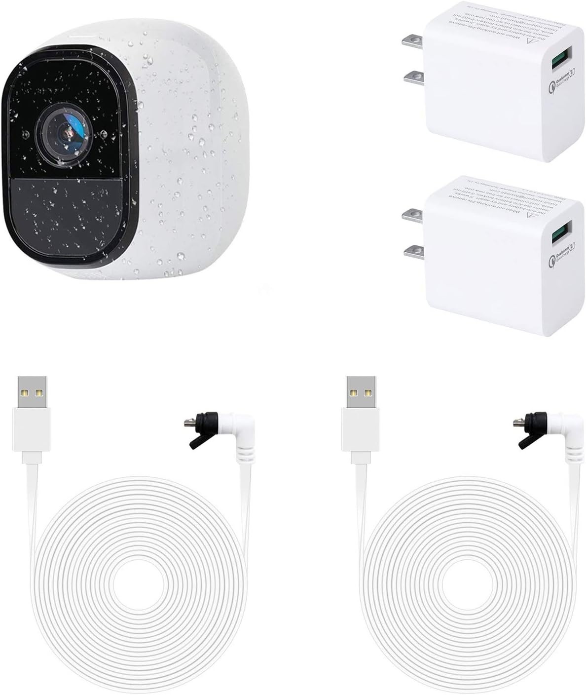 2 Pack Charging Cord Replacement for Arlo Pro 3 Arlo Pro 4 Arlo Pro 5S 2k NEW