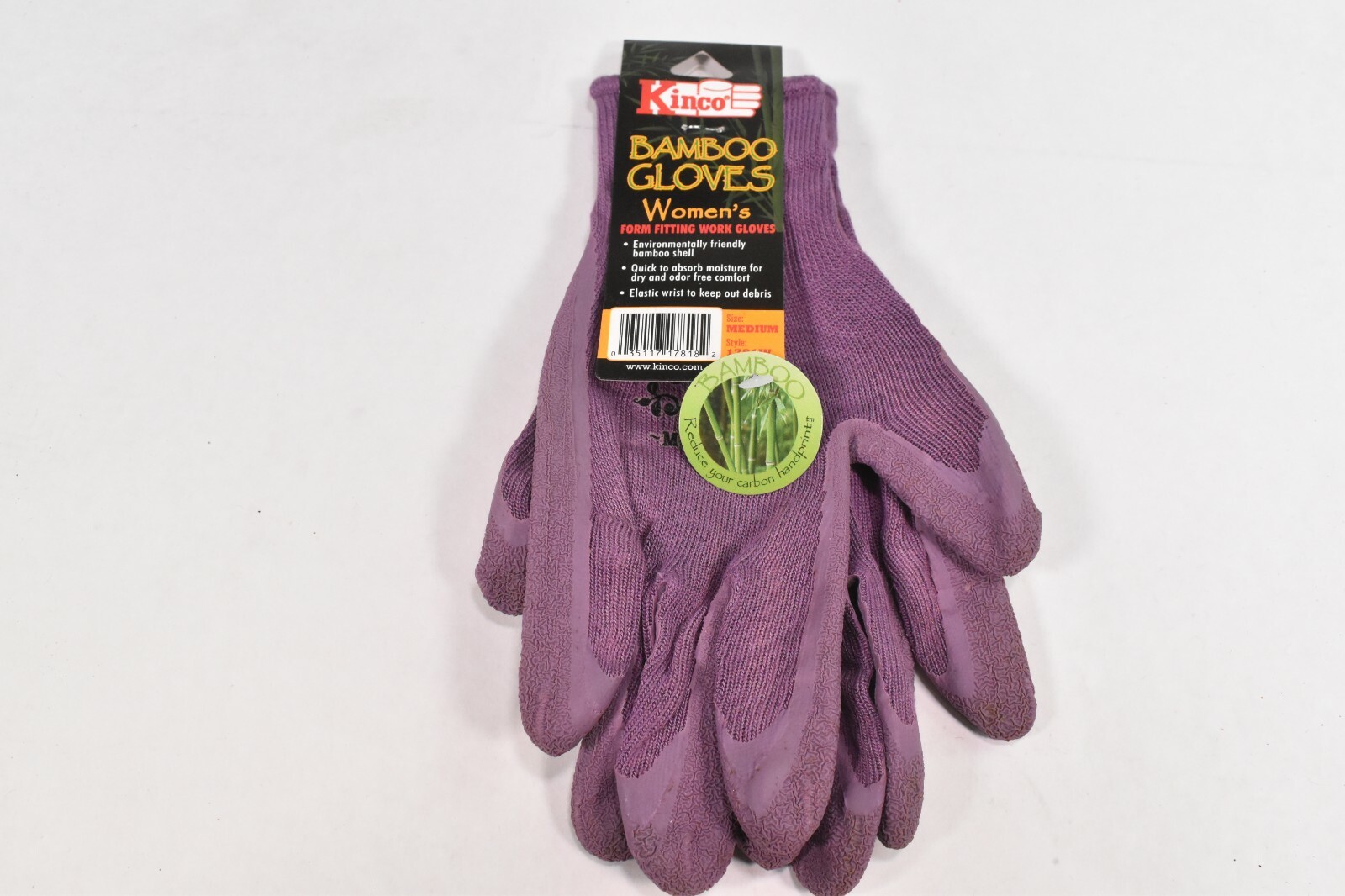 Kinco 1781W-MEDIUM Bamboo womens gloves FORM FITTING SHELF WEAR
