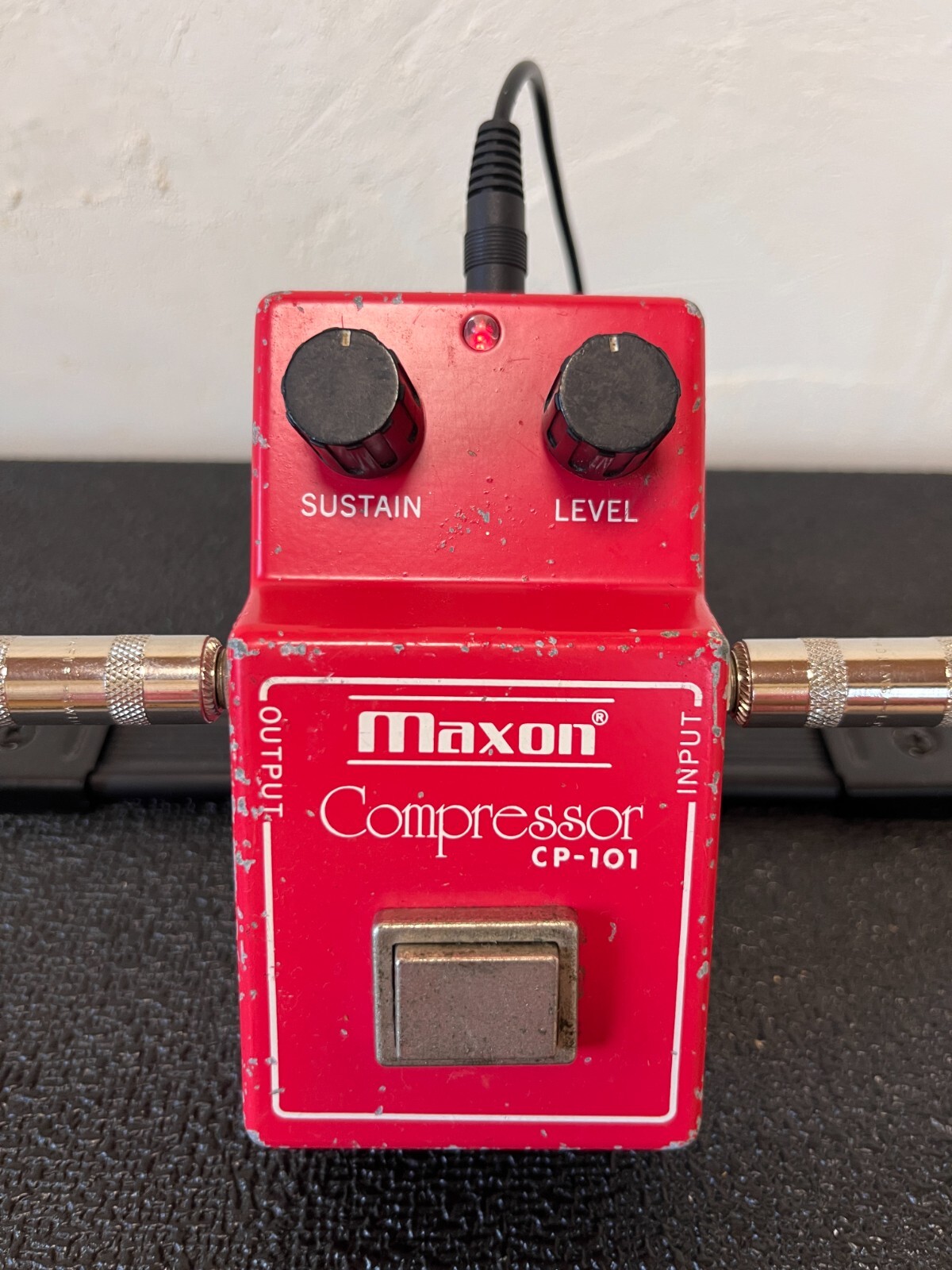 MAXON Compressor CP-101 Guitar Effect Pedal Made in Japan Vintage,Red