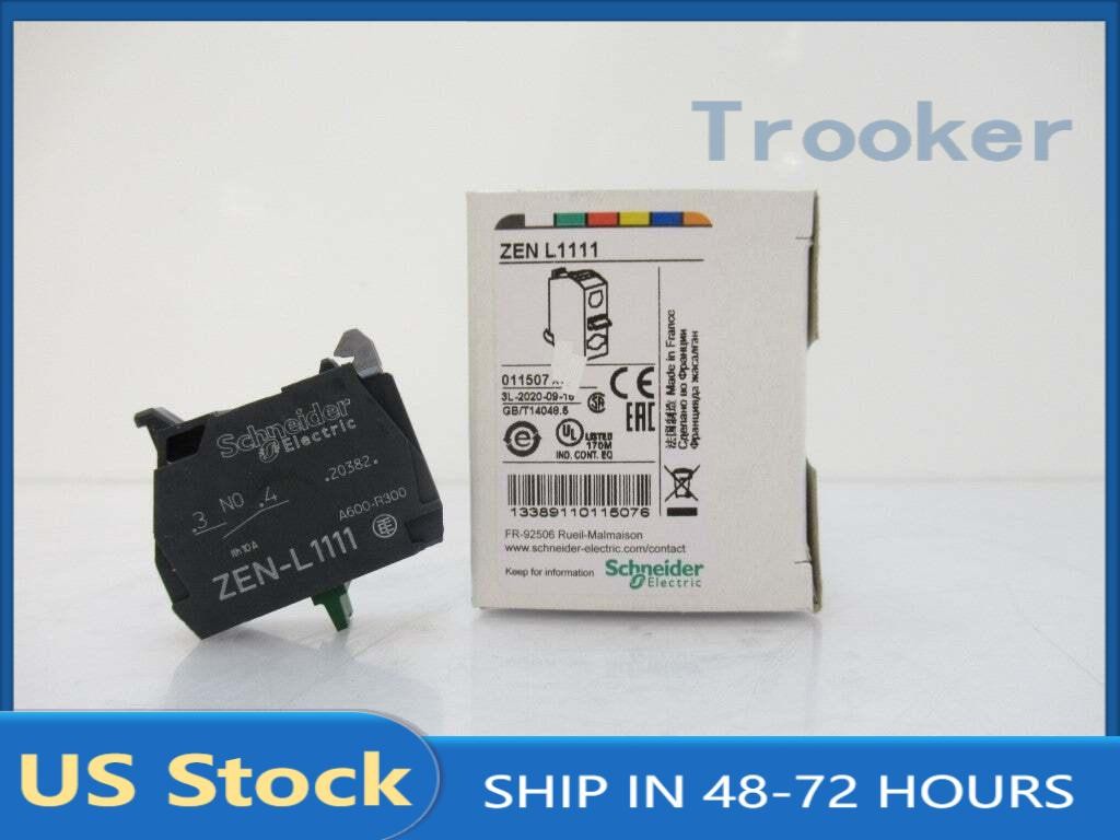 Schneider Electric ZENL1111 Single Contact Block, Sold By Unit US Free TAX