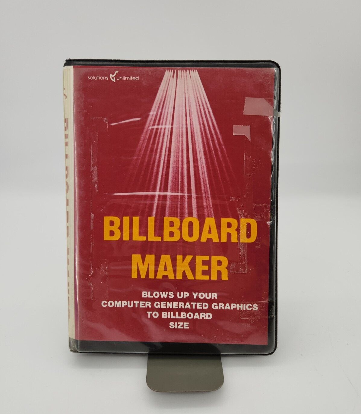 vintage Commodore 64 Billboard Maker program Solutions Unlimited 5.25" Floppy