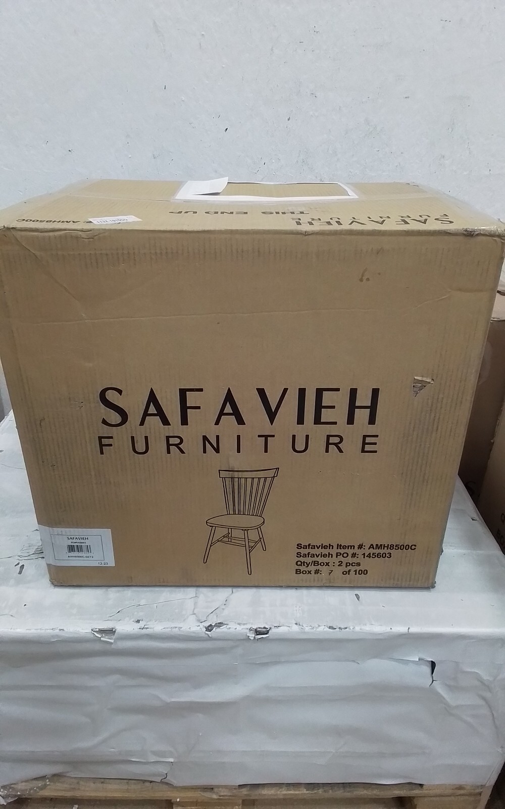 Safavieh PARKER SPINDEL SIDE CHAIR, Reduced Price 2172734525 AMH8500C
