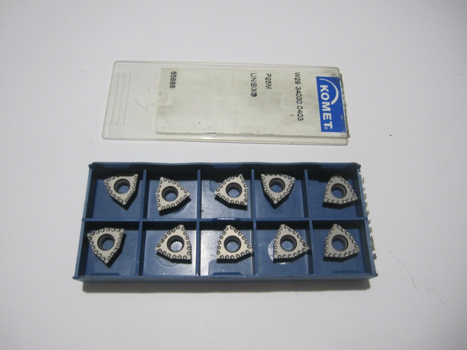 10 NEW Komet W29 34030.0403 P25M Unisix Carbide inserts