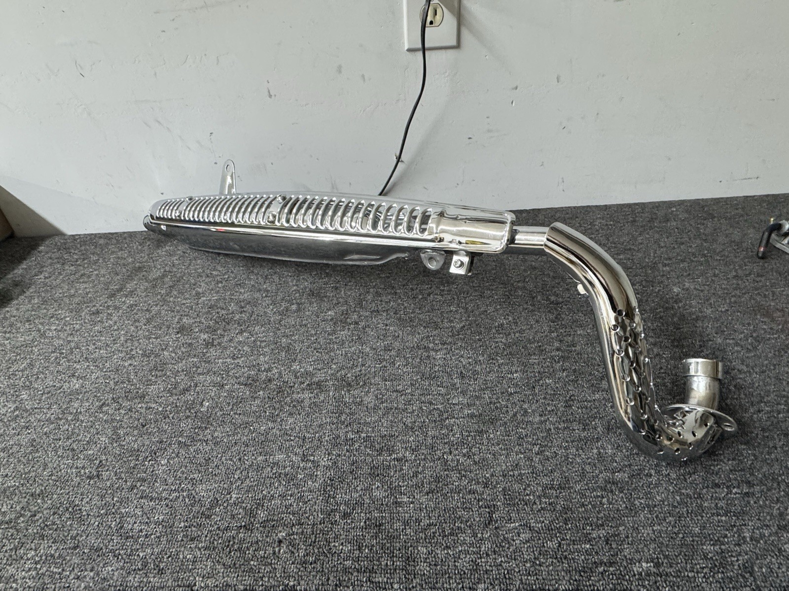Honda CT70 CT70H K0 69-71 Exhaust Muffler Header Pipe Chrome