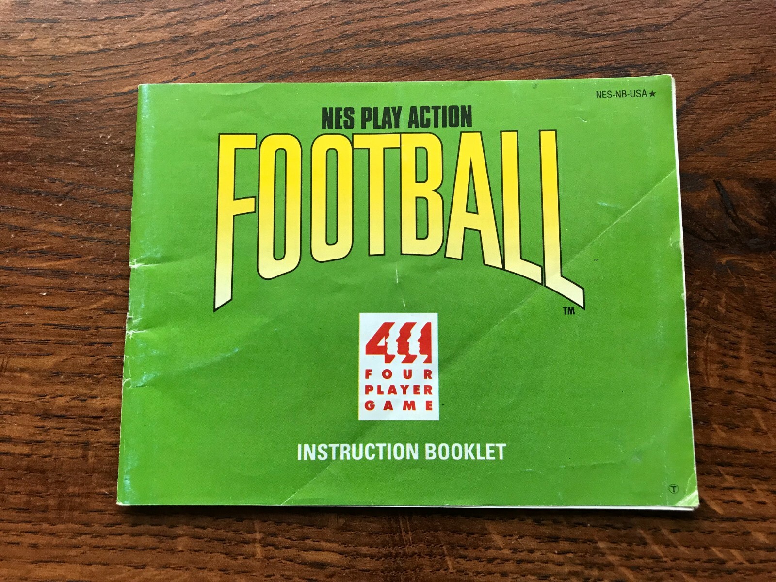 NES Play Action Football NES Nintendo Instruction Manual Only