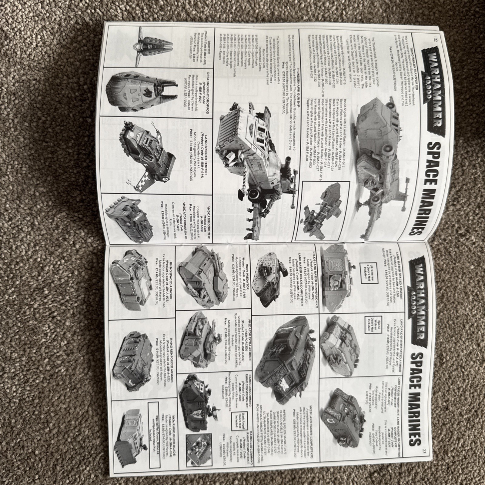 WARHAMMER Forge World Catalogue 2007 very good condition