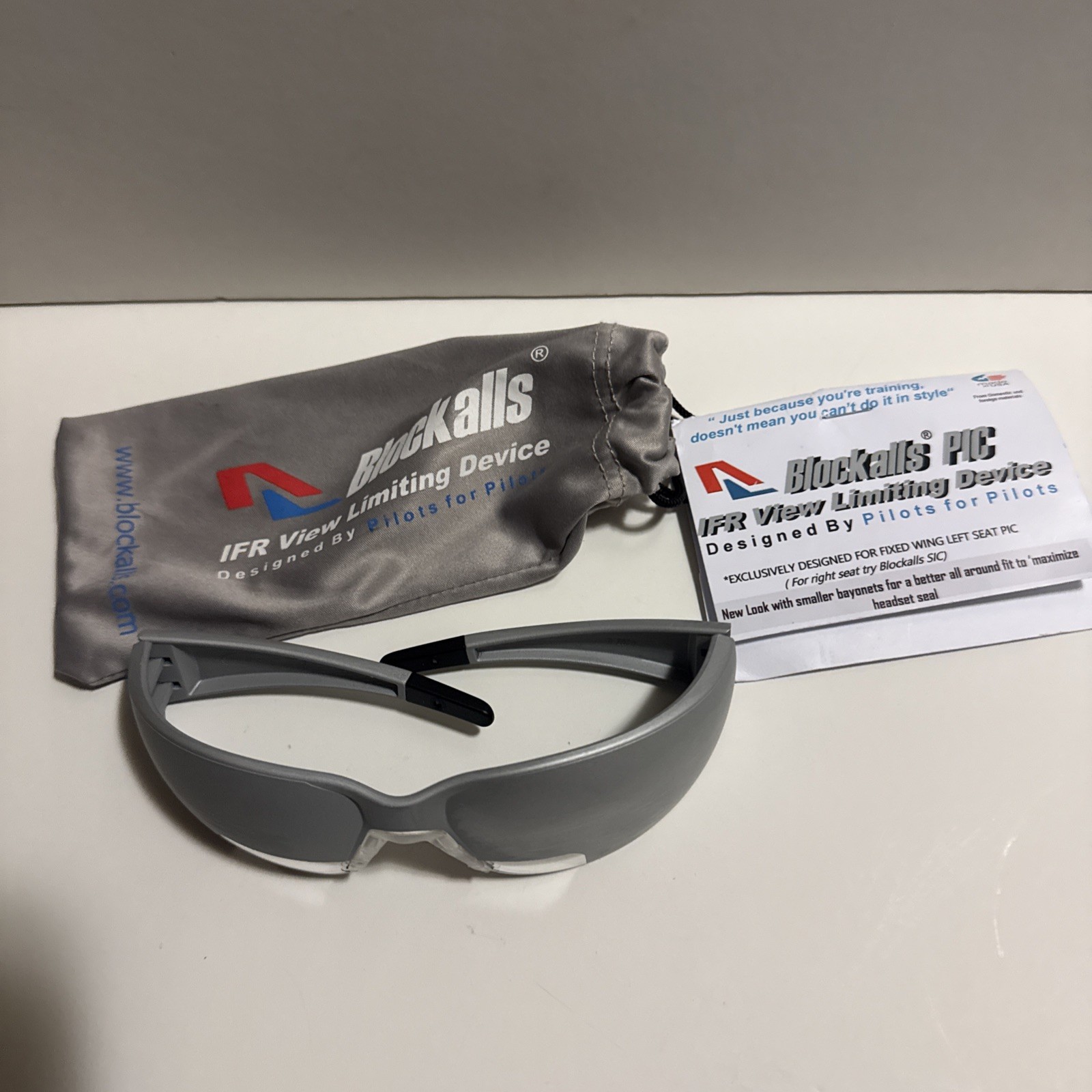 BLOCKALLS IFR View Limiting Device (Silver)