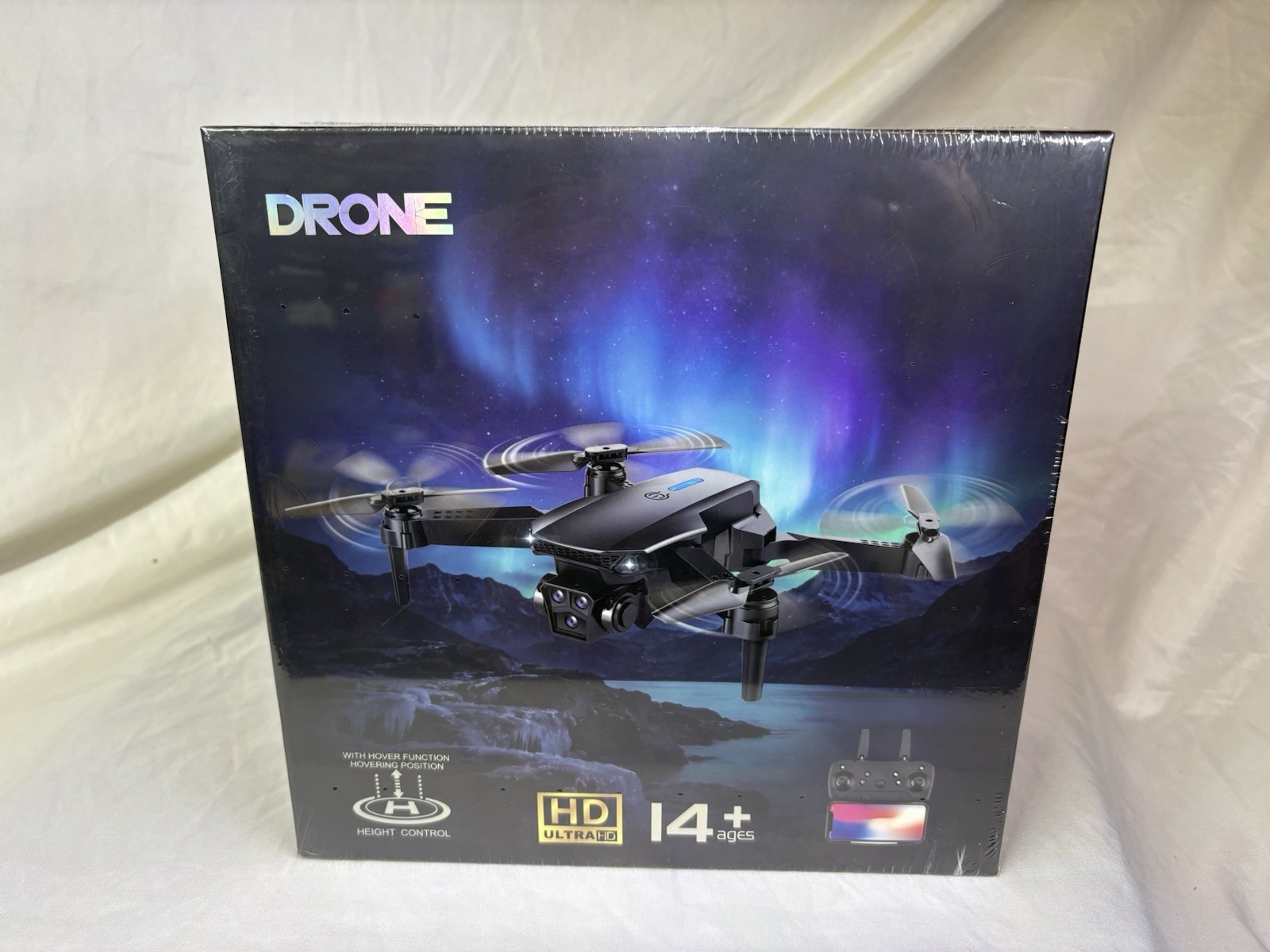 S80 Smart Folding Ready to Fly Drone w/ Remote Control, Dual Lens, Optical Flow