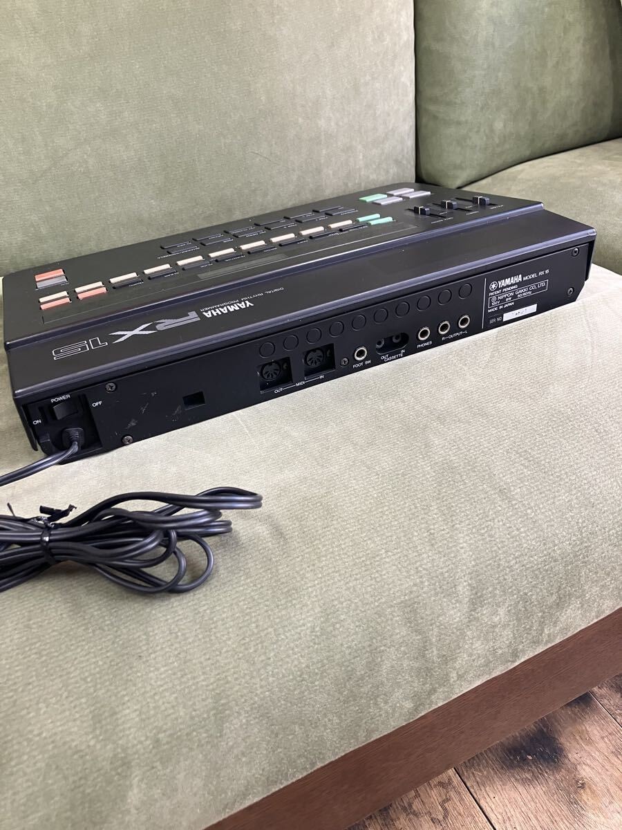 Yamaha RX15 Digital Rhythm Programmer Vintage Drum Machine Tested Working JAPAN