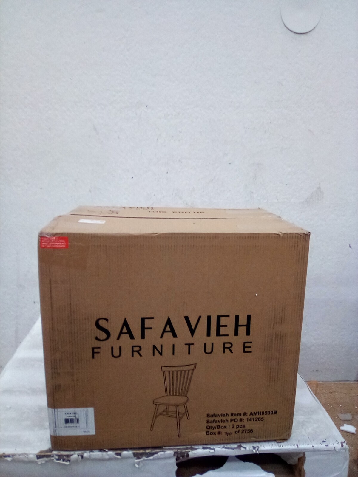 Safavieh PARKER SPINDEL SIDE CHAIR, Reduced Price 2172728889 AMH8500B