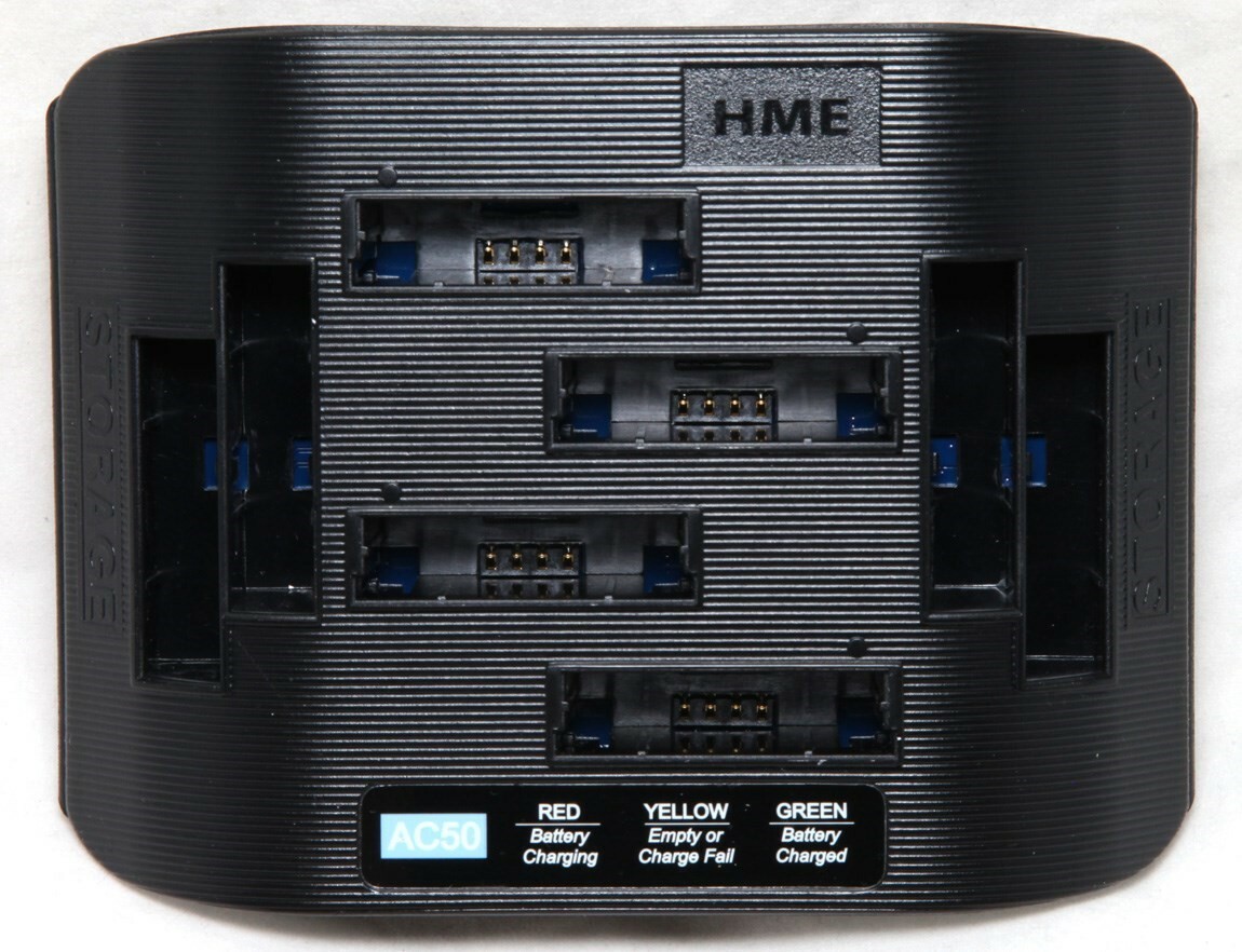 New AC50 AC-50 4-Slot Battery Charger For HME HS6100 Drive Thru Intercom BAT50
