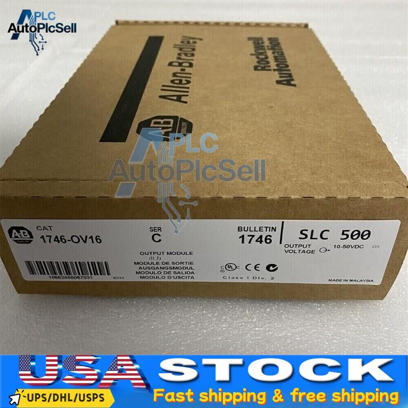 New AB 1746-OV16 SLC 500 Output Module Allen Bradley 1746OV16 Sealed