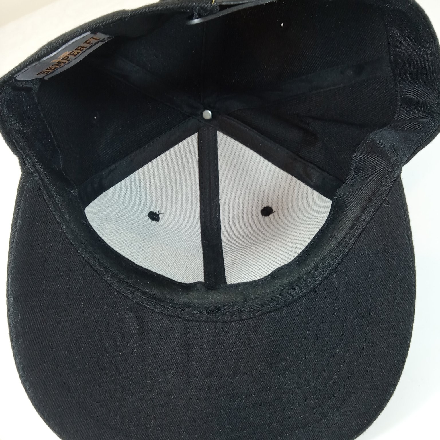 Semper Fi Pittsburgh Snapback Hat Adjustable Black Wool Baseball Cap