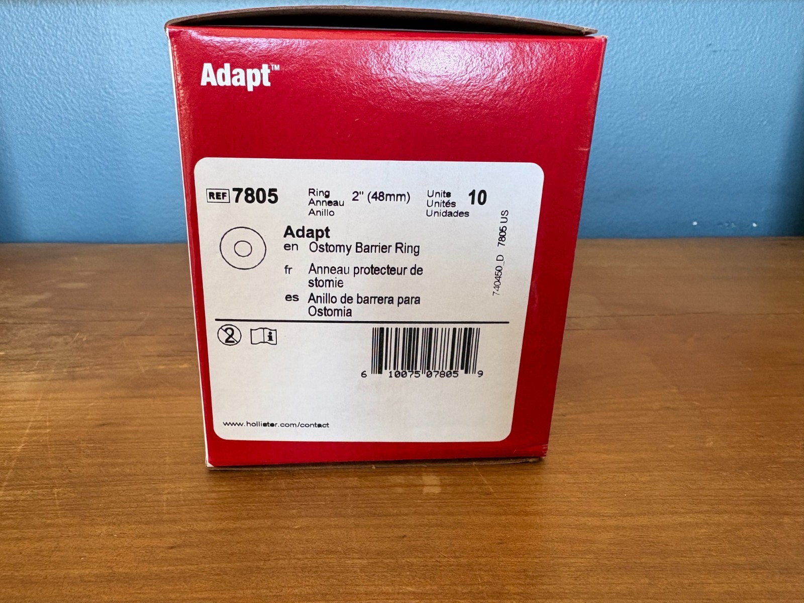 Hollister 7805 Adapt Barrier Rings Ostomy Colostomy Supplies Sealer FRESH