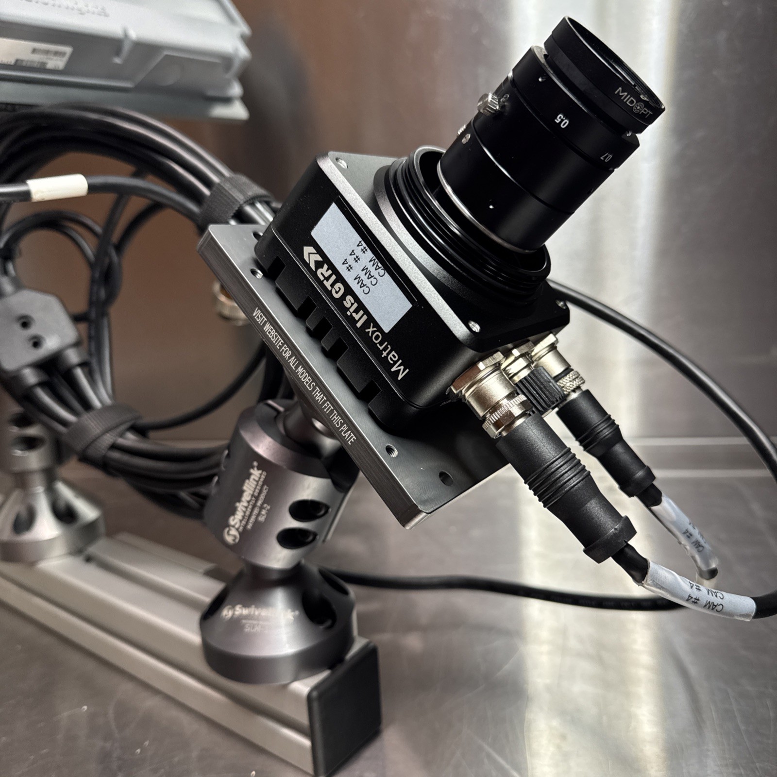 Matrox Iris GTR5000 GMX Camera with Computar 1:2.8 Lens + Smartvision Assembled