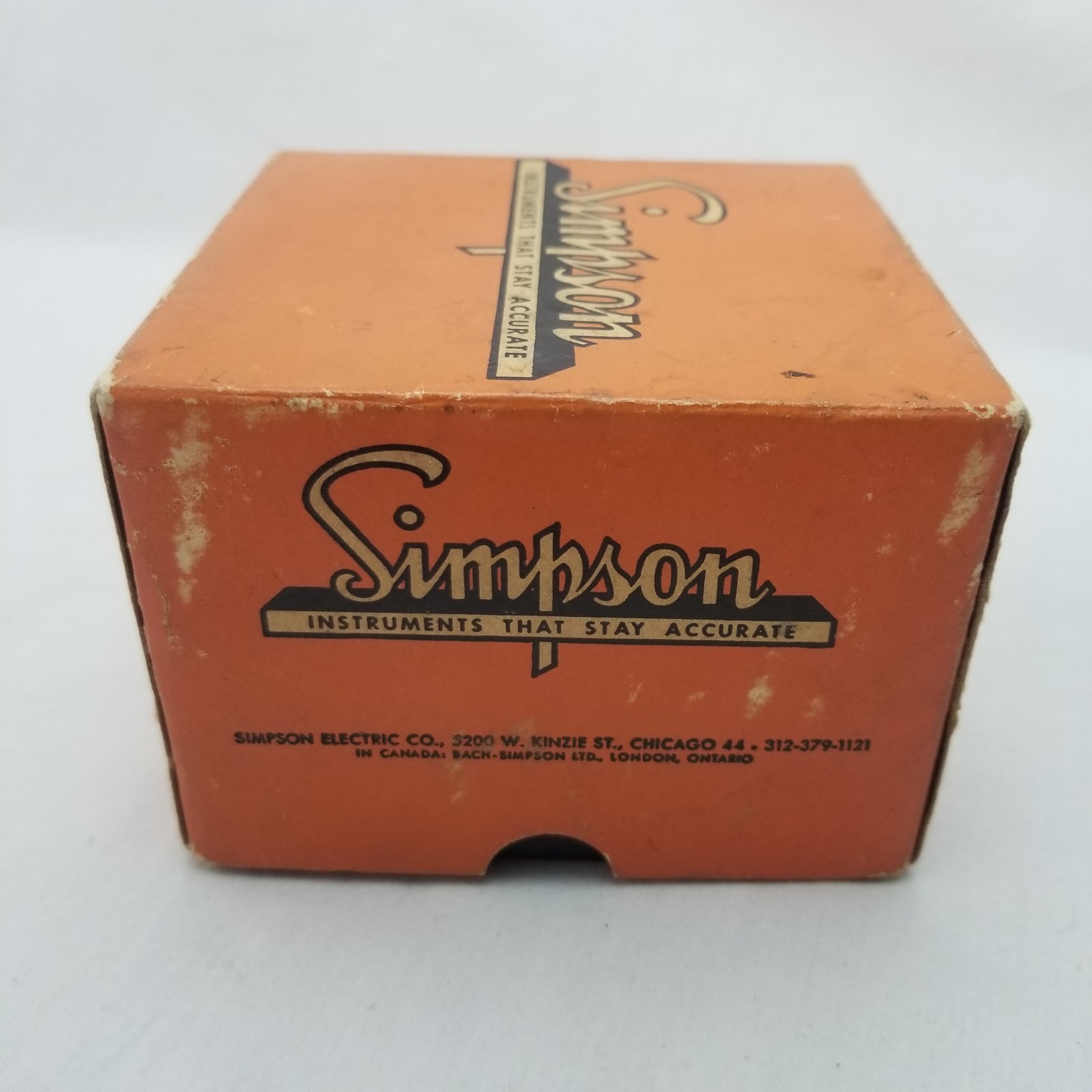 Vintage Simpson Electrical Watt Meter 400 watt NOS