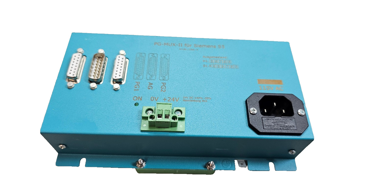 PG-Mux II für Siemens S5 PLC Module / Rack 9361-5 PG1 AG PG2 0-24V 115V AC