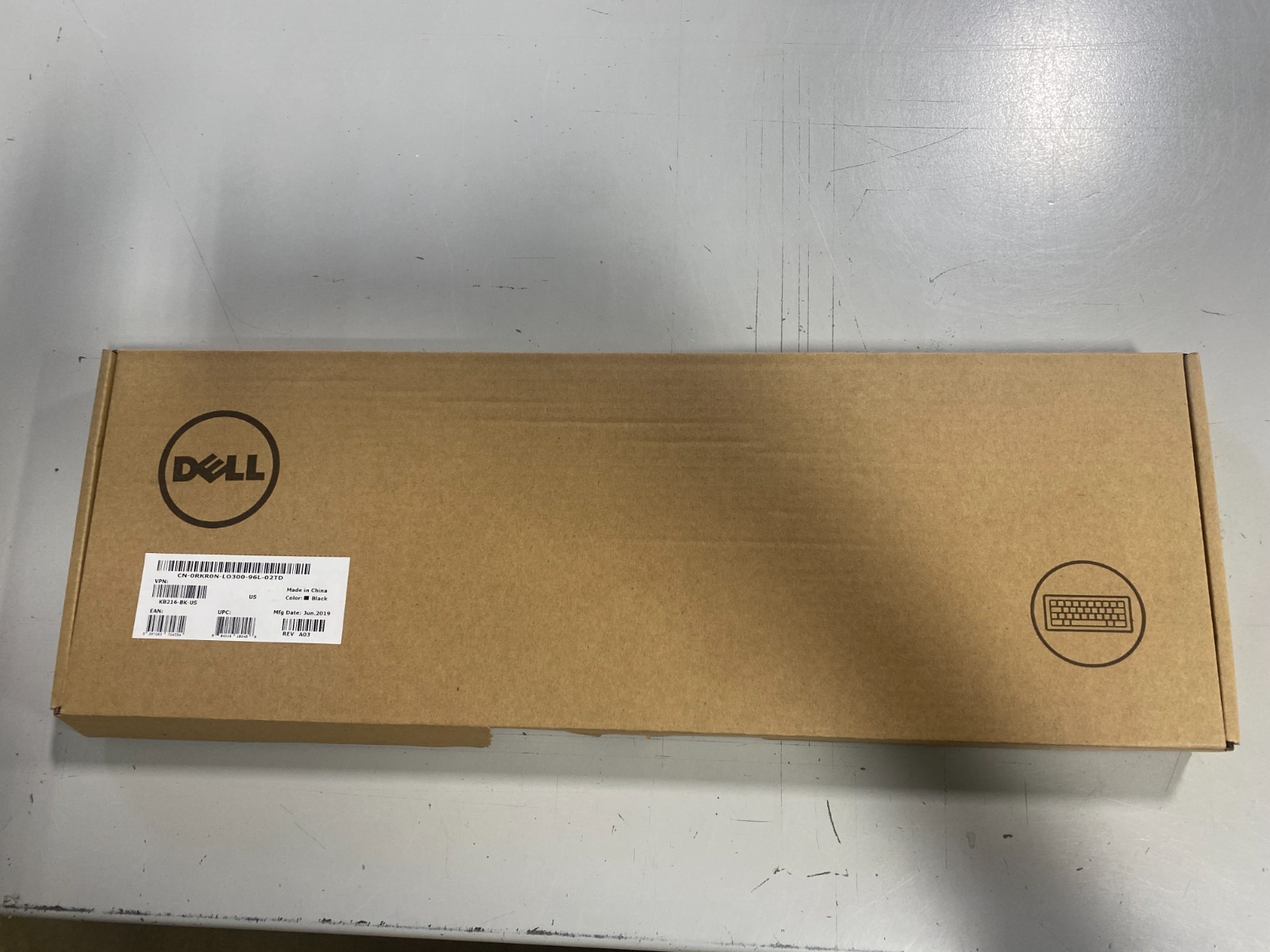 Dell KB216-BK-US Wired Keyboard - Black New in Open Box, never used