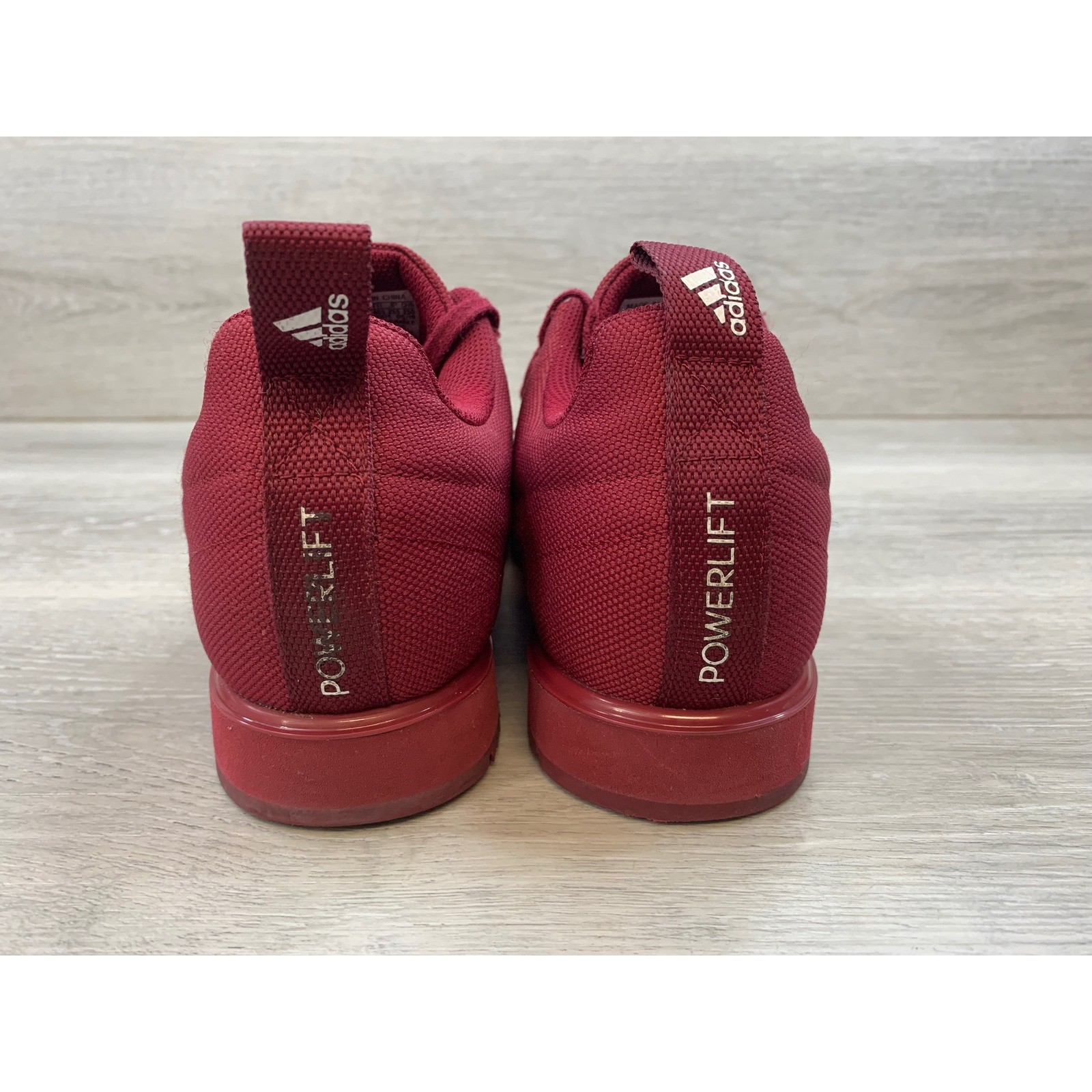 Adidas Powerlift 4 Men's Weightlifting Sneakers Maroon 7.5 Training Shoes