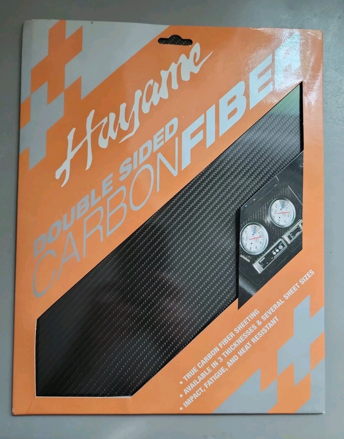 HAYAME Double Sided Carbon Fiber Flat Sheet, 1.0 mm Thick, 9.7" X 12"