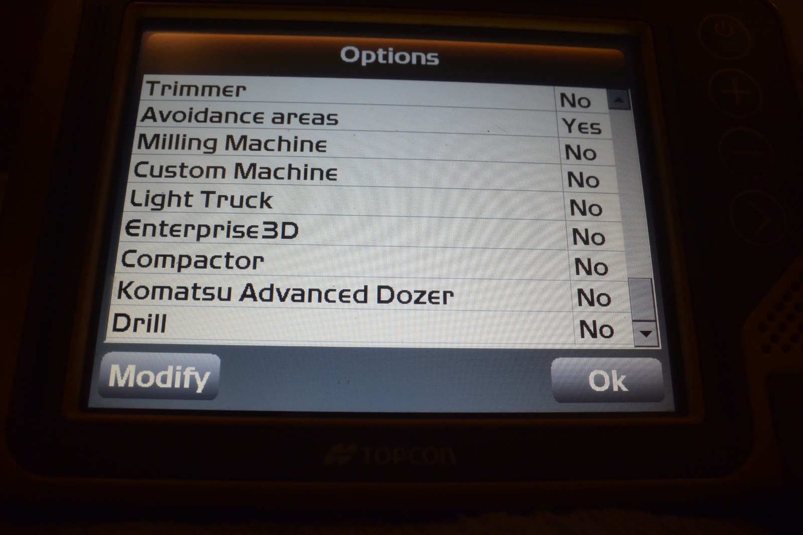 Topcon SmartGrade Control Panel Model GX-55 MANY OPTIONS #233