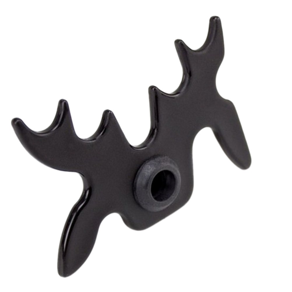 Reusable Pool Cue Rack with Antler Design Black Durable Pool Table Accessories