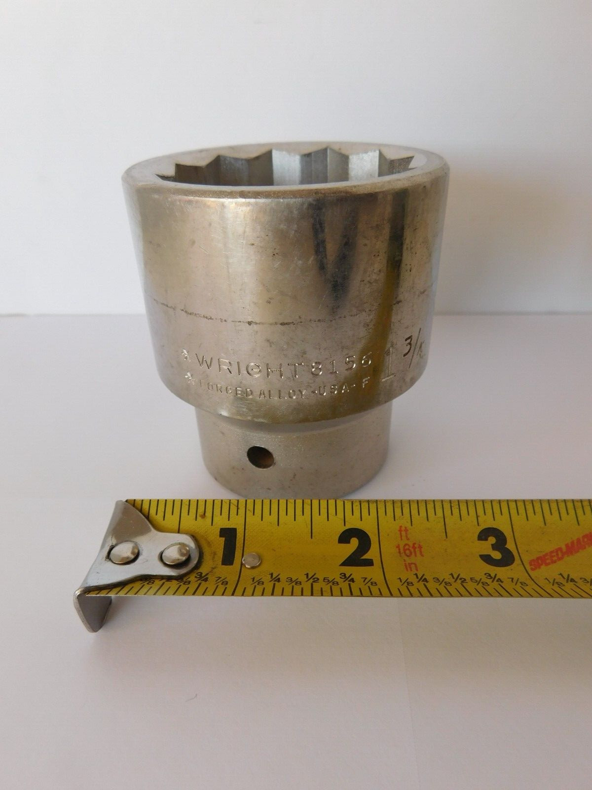 Wright Tools 1-3/4" SOCKET  8156 USA 12pt 1" DRIVE